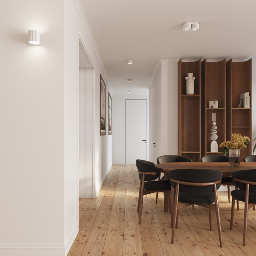 Brilagi - LED spot svjetiljka SFERA 1xGX53/30W/230V Ø 10 cm bijela