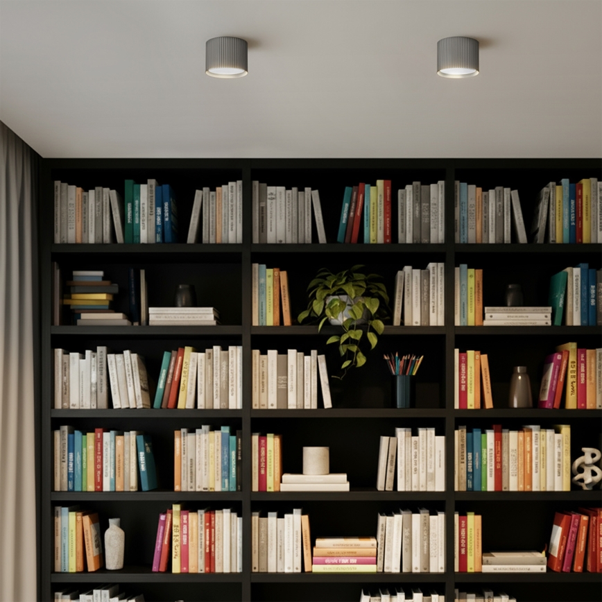 Brilagi - LED Spot svjetiljka STRIPY 1xGX53/15W/230V srebrna