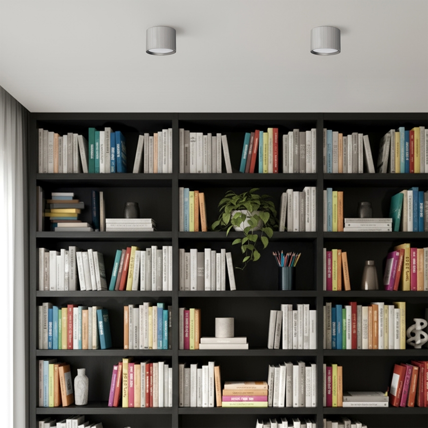 Brilagi - LED Spot svjetiljka STRIPY 1xGX53/15W/230V srebrna