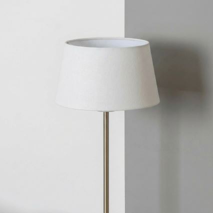 Brilagi - LED stajaća lampa CERIA 1xE27/40W/230V Ø 30 cm bijela/matirani krom