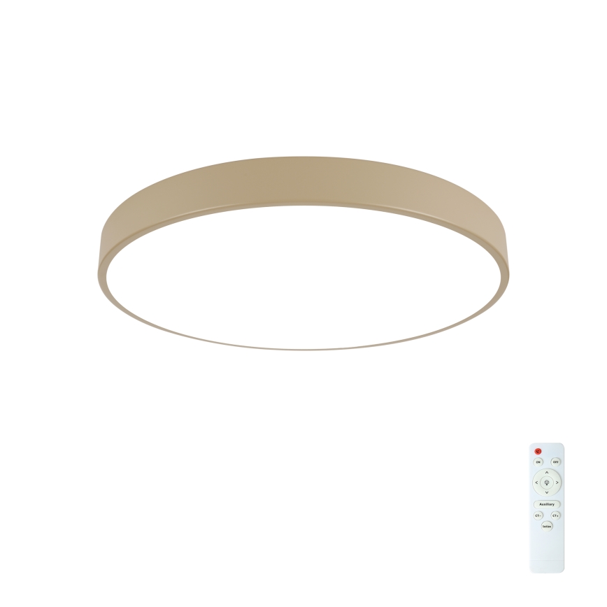 Brilagi - LED Stmívatelné stropno svjetlo POOL LED/60W/230V 3000-6000K pr. 50 cm bež + daljinsko upravljanje