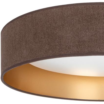 Brilagi - LED prigušivo stropno svjetlo VELVET SMARTIX STARS LED/36W/230V 3000-6000K promjer 55 cm smeđa/zlatna Wi-Fi Tuya Beacon + daljinski upravljač