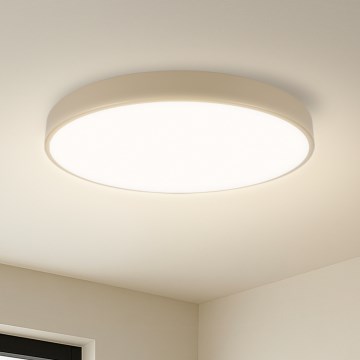 Brilagi - LED Stmívatelné stropno svjetlo POOL LED/60W/230V 3000-6000K pr. 50 cm bež + daljinsko upravljanje