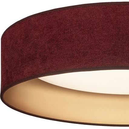 Brilagi - LED prigušivo stropno svjetlo VELVET SMART VARI LED/36W/230V 3000-6500K Ø 55 cm bordo/zlatna + daljinski upravljač