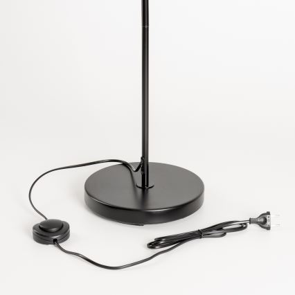 Brilagi - LED stojeća lampa CERIA 1xE27/40W/230V pr. 25 cm bambus/crna
