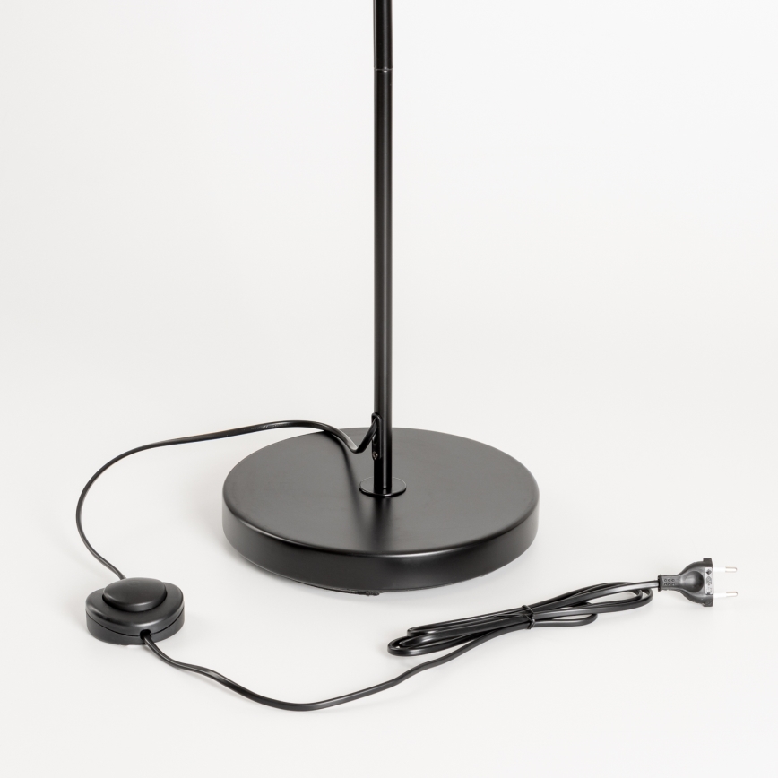 Brilagi - LED stojeća lampa CERIA 1xE27/40W/230V pr. 25 cm bambus/crna