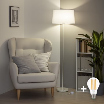 Brilagi - LED stojeća svjetiljka CERIA 1xE27/40W/230V Ø 45 cm bijela