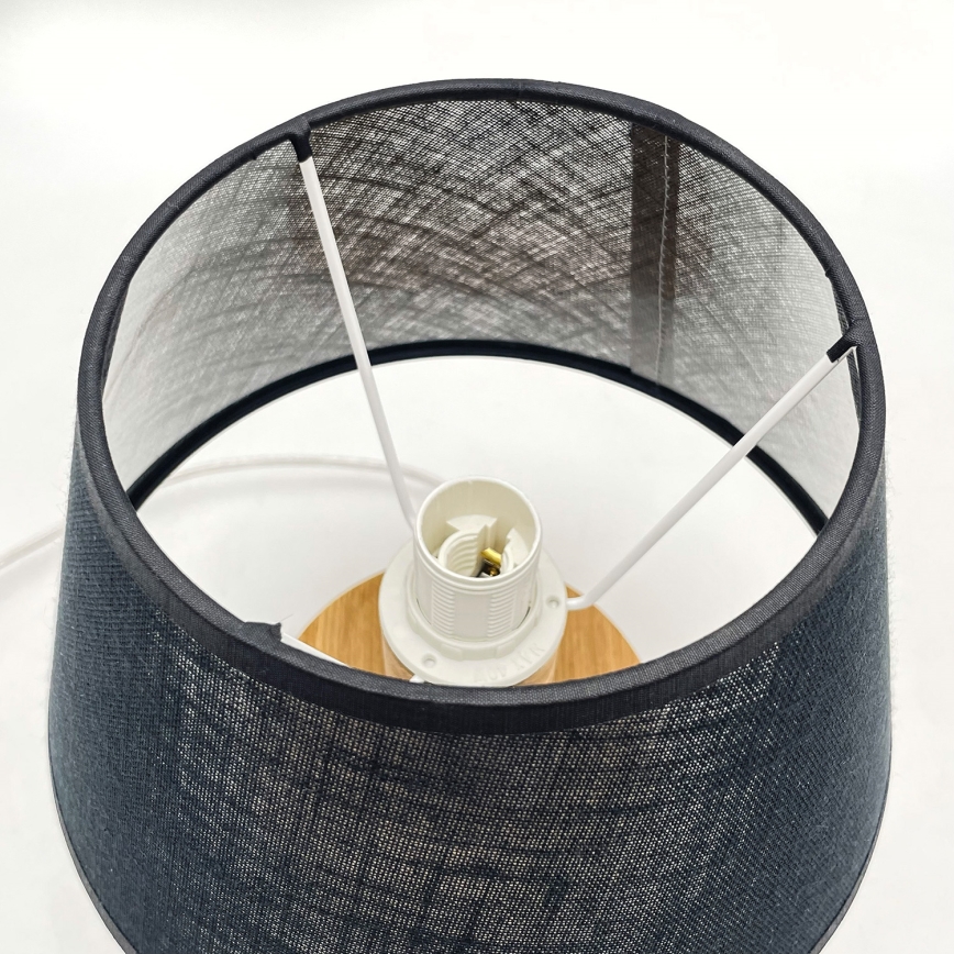 Brilagi - LED Stolna lampa ANTHONY 1xE14/40W/230V hrast/crna