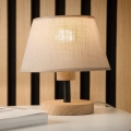 Brilagi - LED Stolna lampa ANTHONY 1xE27/60W/230V hrast/bež