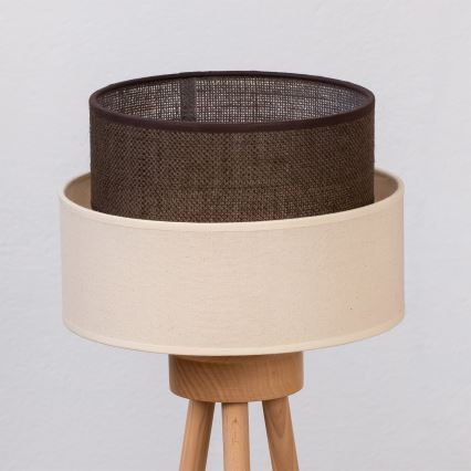 Brilagi - LED stolna lampa BOHO STIL 1xE27/15W/230V kremasta/smeđa