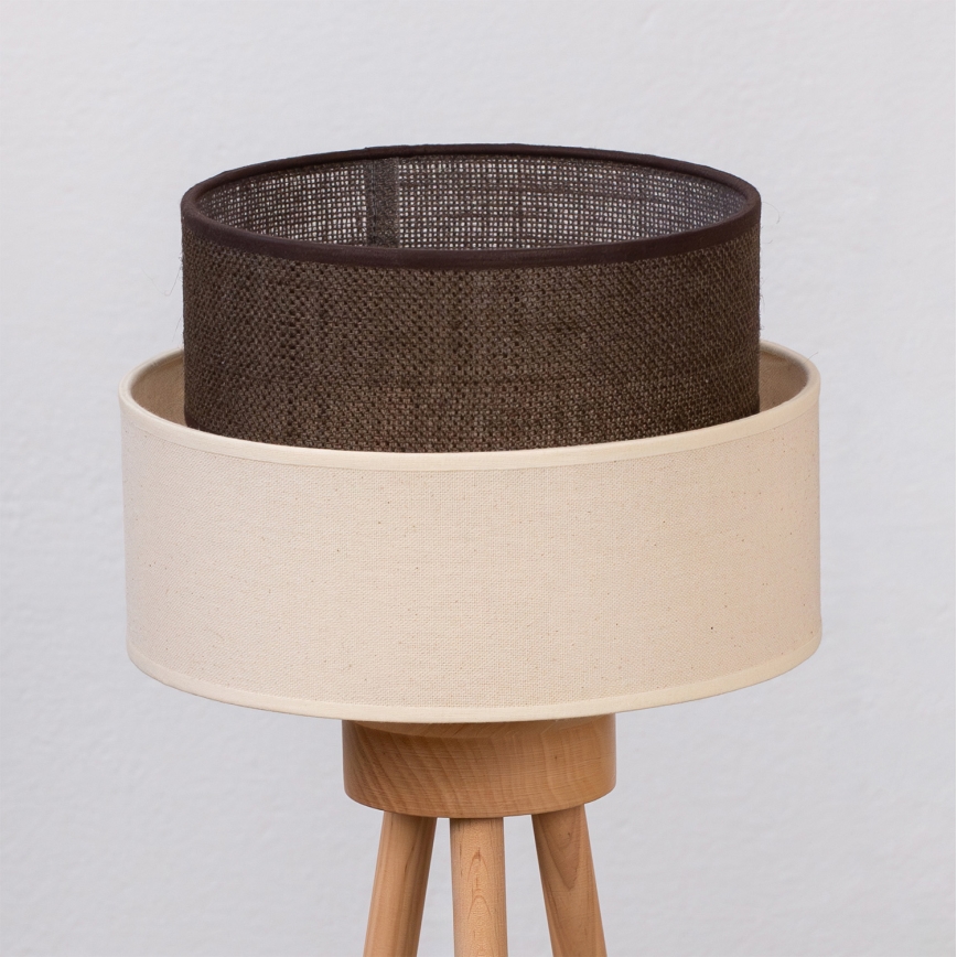 Brilagi - LED stolna lampa BOHO STIL 1xE27/15W/230V kremasta/smeđa