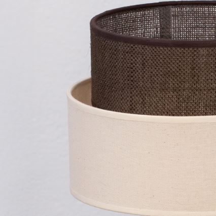 Brilagi - LED stolna lampa BOHO STIL 1xE27/15W/230V kremasta/smeđa