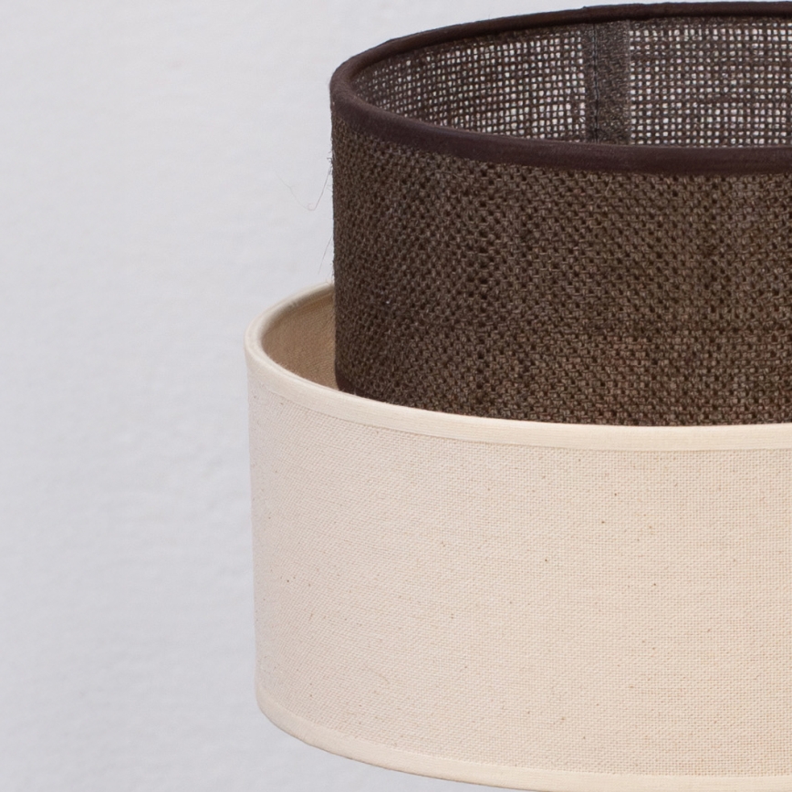 Brilagi - LED stolna lampa BOHO STIL 1xE27/15W/230V kremasta/smeđa