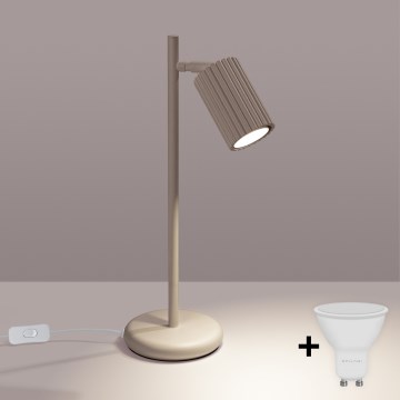 Brilagi - LED stolna lampa CRESTO 1xGU10/10W/230V taupe