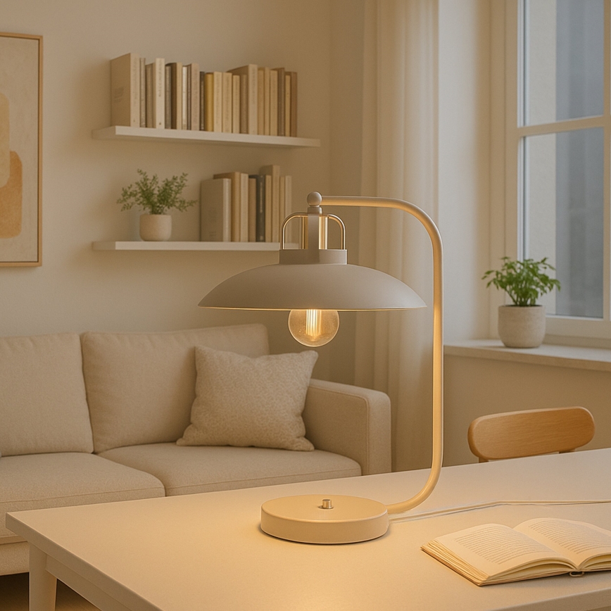 Brilagi - LED Stolna lampa FLAMENGO 1xE27/60W/230V bež