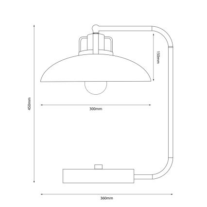 Brilagi - LED Stolna lampa FLAMENGO 1xE27/60W/230V bež