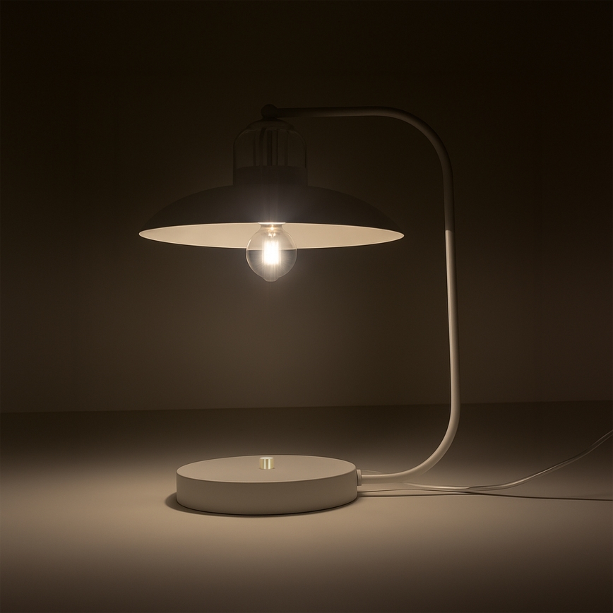 Brilagi - LED Stolna lampa FLAMENGO 1xE27/60W/230V bijela