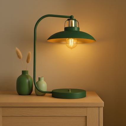 Brilagi - LED Stolna lampa FLAMENGO 1xE27/60W/230V zelena