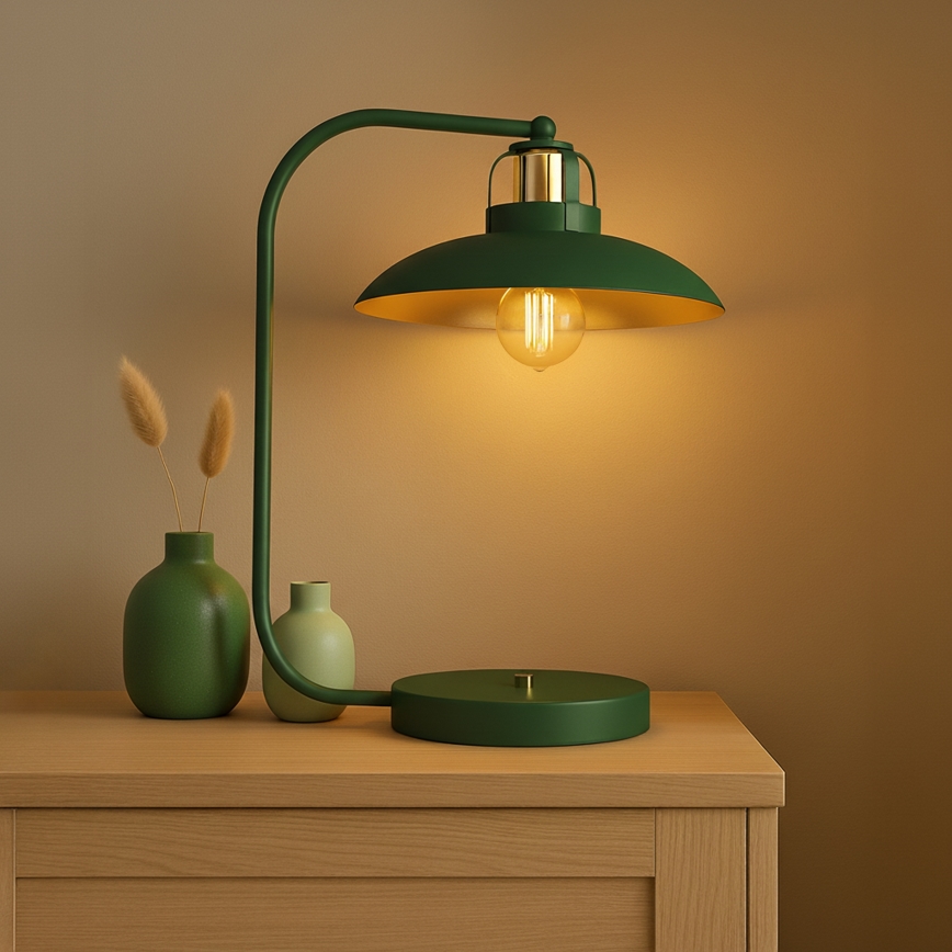 Brilagi - LED Stolna lampa FLAMENGO 1xE27/60W/230V zelena