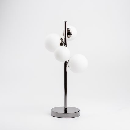 Brilagi - LED Stolna lampa MILLA 4xG9/3W/230V crni krom/bijela