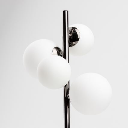 Brilagi - LED Stolna lampa MILLA 4xG9/3W/230V crni krom/bijela