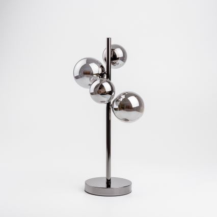 Brilagi - LED Stolna lampa MILLA 4xG9/3W/230V crni krom/dimljena