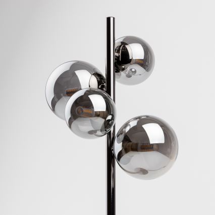 Brilagi - LED Stolna lampa MILLA 4xG9/3W/230V crni krom/dimljena