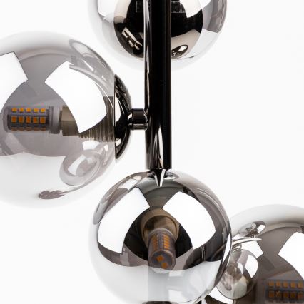 Brilagi - LED Stolna lampa MILLA 4xG9/3W/230V crni krom/dimljena