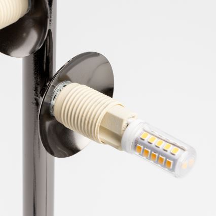 Brilagi - LED Stolna lampa MILLA 4xG9/3W/230V crni krom/dimljena