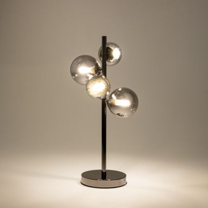 Brilagi - LED Stolna lampa MILLA 4xG9/3W/230V sjajni krom/dimna