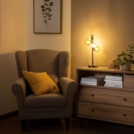 Brilagi - LED Stolna lampa MILLA 4xG9/3W/230V sjajni krom/zlatna