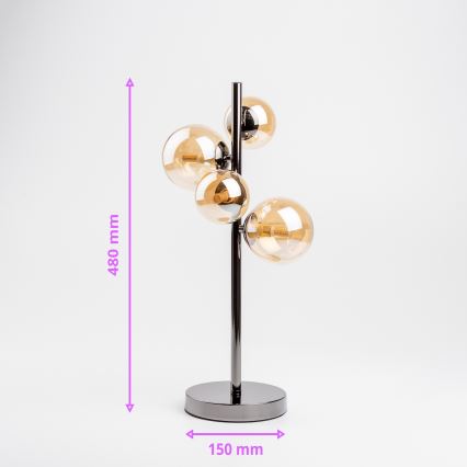 Brilagi - LED Stolna lampa MILLA 4xG9/3W/230V sjajni krom/zlatna