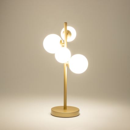 Brilagi - LED Stolna lampa MILLA 4xG9/3W/230V zlatna/bijela