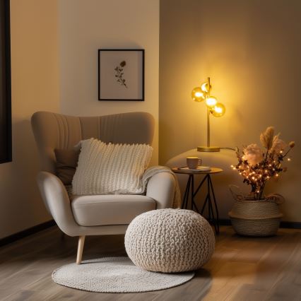 Brilagi - LED Stolna lampa MILLA 4xG9/3W/230V zlatna