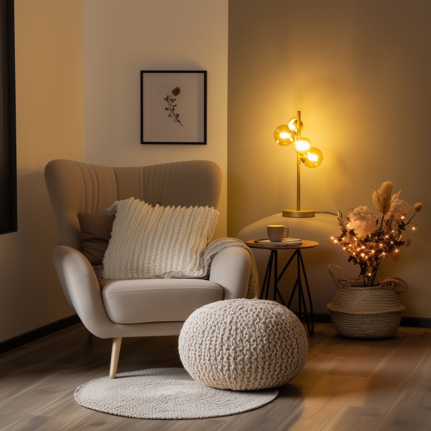 Brilagi - LED Stolna lampa MILLA 4xG9/3W/230V zlatna