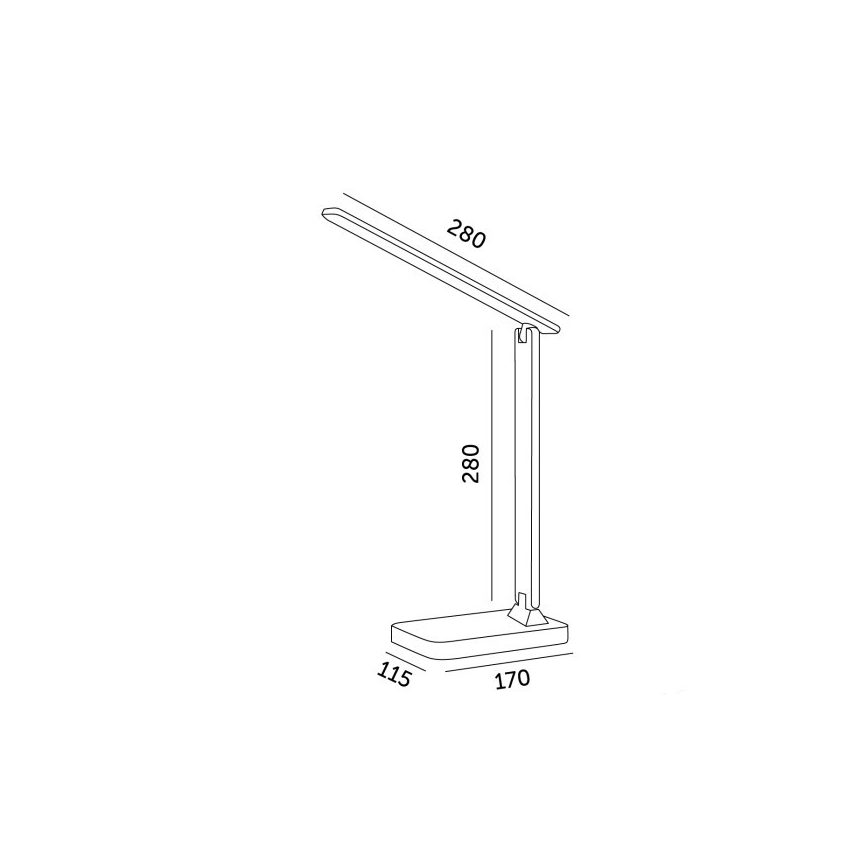 Brilagi - LED stolna lampa MODO s prigušivanjem LED/7W/230V 3000/4000/6500K bijela