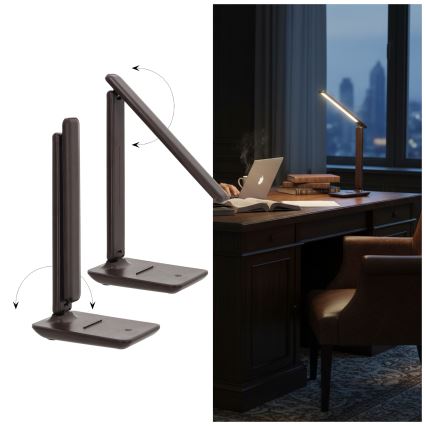 Brilagi - LED stolna lampa s prigušivanjem MODO LED/7W/230V 3000/4000/6500K smeđa