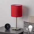 Brilagi - LED stolna lampa NUBILA 1xE27/60W/230V crvena