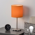 Brilagi - LED stolna lampa NUBILA 1xE27/60W/230V narančasta