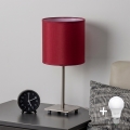 Brilagi - LED stolna lampa NUBILA 1xE27/60W/230V pompejska crvena