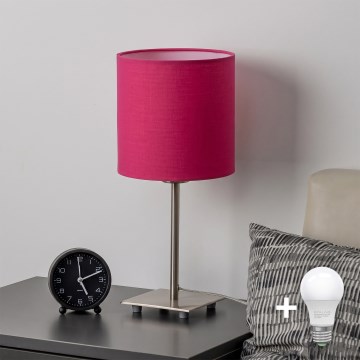 Brilagi - LED stolna lampa NUBILA 1xE27/60W/230V ružičasta