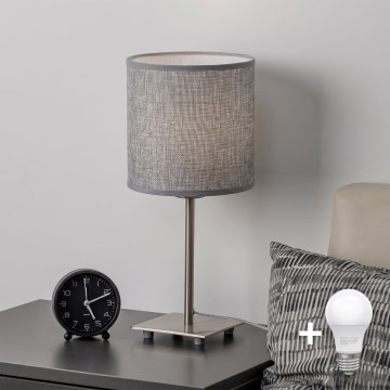 Brilagi - LED stolna lampa NUBILA 1xE27/60W/230V siva