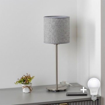 Brilagi - LED stolna lampa NUBILA 1xE27/60W/230V siva