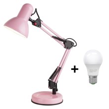 Brilagi - LED Stolna lampa ROMERO 1xE27/10W/230V ružičasta