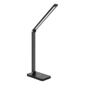 Brilagi - LED stolna lampa s dodirnim prigušivačem i bežičnim Qi punjenjem MODO CHARGE LED/7W/5V 3000/4000/6000K crna