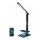 Brilagi - LED stolna lampa s mogućnošću prigušivanja, bežičnim punjenjem QI i USB REGINA LED/8,5W/230V crna