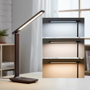 Brilagi - LED stolna lampa s prigušivanjem MODO LED/7W/230V 3000/4000/6500K smeđa
