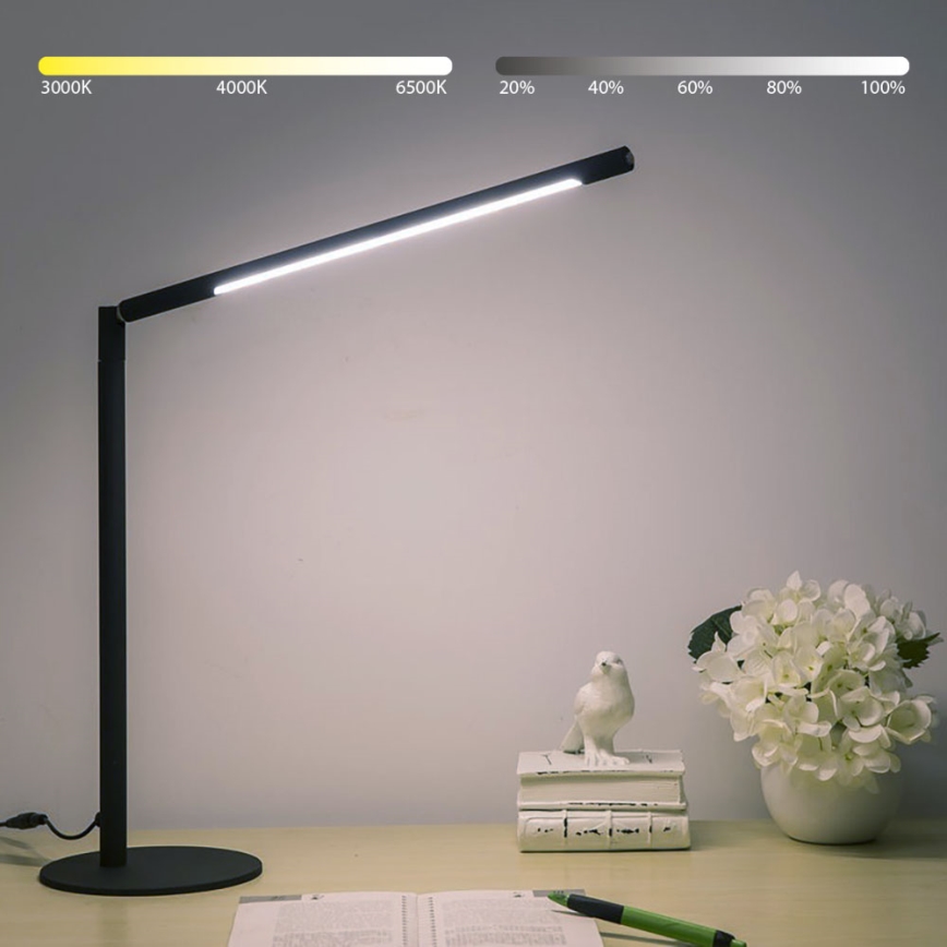 Brilagi - LED stolna svjetiljka s dodirnim prigušivanjem VARIO LED/7W/230V 3000-6500K CRI 96 crna