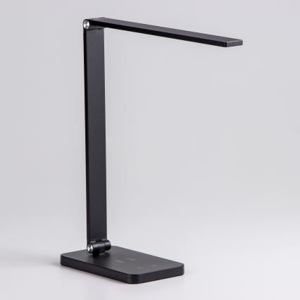 Brilagi - LED stolna lampa s dodirnim prigušivačem i bežičnim Qi punjenjem MODO CHARGE LED/7W/5V 3000/4000/6000K crna
