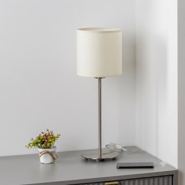 Brilagi - LED stolna svjetiljka NUBILA 1xE27/60W/230V krem boje
